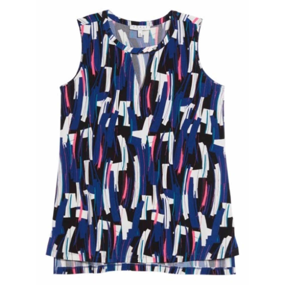 ☀️NEW Chaus New York Modern Brushstroke Blouse